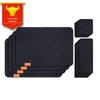 Fabricantes de jogos americanos fornecem porta-copos de feltro, jogos americanos quadrados de feltro de cor sólida, almofada isolante criativa de feltro para conjunto de chá de feriado, atacado