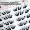 Cílios Postiços Estilo Raposa Amor Eterno Sem Cola Urso Amizade, Segmentados Estilo Mangá, Realistas, Espessos, Naturais, Fáceis para Iniciantes