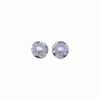 Aretes de Tachuela Luna Morada Tian Perla Natural de Agua Dulce Chapado en Cobre Blanco K Puesto Callejero Souvenir de Viaje Suministro Pendientes al Por Mayor