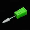 Cabeça de Polimento de Unha Cerâmica em Formato de Degrau de Espiga de Milho, Cabeça de Lixamento para Remoção de Cutícula e Manicure, Acessório Universal para Máquina de Polimento Elétrica