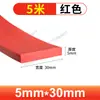Tira Quadrada Sólida de Silicone, Resistente a Altas Temperaturas, Translúcida, Anticolisão, Resistente à Pressão, Impermeável, Tira Antiderrapante, Tira de Vedação de Silicone para Porta de Armário