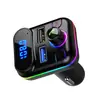 Nova Lanterna Plug-In Cartão Tf Bluetooth Viva-Voz Mp3 Player Transmissor Fm para Carro Carregador Duplo Usb Bluetooth para Carro
