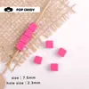 Cadena de Caramelos Cuadrados de Colores para Teléfono Móvil, Joyería, Pulsera, Hecho a Mano, Cuentas DIY, Bolsa de Cuentas Sueltas, Collar Colgante, Accesorios de Joyería para el Cabello
