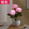 Atacado Transfronteiriço Presentes para Meninas Atmosfera Ins Luminária Noturna de Rosa Quarto Mesa de Cabeceira Enfeites Flor Decorativa Luminária de Mesa