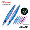 Venta de Liquidación J42 Peces Señuelo para Lanzamiento desde la Costa Lanzamiento Largo Atún Jig 40G-110G Pesca en el Mar Mackerel Jig Señuelo Liquidación de Stock