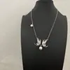 Elegante y Exquisito Collar Colgante de Perla con Ala de Mariposa para Mujer, Cadena Sencilla y de Moda para Clavícula, Cadena de Cuello Versátil de Gama Alta