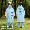 Impermeable infantil con espacio dedicado para mochila para estudiantes, protección larga para todo el cuerpo contra la lluvia para niños y niñas, poncho de lluvia para estudiantes de primaria y ciclistas