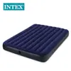 Intex64756-64755 Colchón Inflable para Acampar al Aire Libre Doble Individual Portátil Air Bed con Flocado