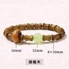 Jingde Joyería Sándalo Verde Cuentas de Bambú Pulsera Cuerdas Estudiantes Mori Femeninas Levántate para Correr Anillo Pulsera Joyería Venta al por Mayor