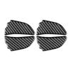 Adecuado para Subaru Forester 13-18, pegatinas decorativas de fibra de carbono para el interior de la puerta, accesorios de modificación del interior del coche.