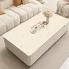 Tapete de mesa de centro de desenho animado, toalha de mesa, tapete de mesa de centro à prova d'água lavável em PVC, tapete de mesa de jantar estilo ins, tapete de proteção de mesa que pode ser limpo com pano