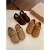Zapatos Birkenstock de Estilo Reina Retro con Plataforma Interior Gruesa Todo Incluido para Mujer 2025 Nuevo Otoño e Invierno Calzado Exterior Zapatos Cálidos de Algodón