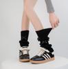 Calcetines Largos de Punto para Mujer para Primavera y Otoño con Hilo de Punto Lindo Estilo Ballet, Calcetines Calentadores de Piernas para Otoño e Invierno con Lazo