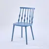 Cadeira de Jantar Doméstica Cadeira Simples com Encosto Cadeira Casual Estilo Francês Cadeira Windsor Plástico Espessado Doméstico Criativo Cadeira Estilo Creme