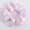 Scrunchies de Cetim Mais Vendidos Transfronteiriços em 70 Cores Sólidas, Elásticos de Cabelo de Alta Elasticidade para Mulheres, Acessórios de Cabelo Atacado
