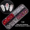 Accesorios para Uñas Pequeños Diamantes de Imitación Acrílicos Irregulares de Dorso Plano Cuentas Metálicas Lentejuelas Perlas de Nácar Diamantes de Imitación de Pan de Oro
