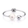Pulsera de Acero Inoxidable Joyería para Mujer Europeo y Americano Más Vendido Transfronterizo Accesorio Creativo Tiktok Mismo Estilo Moda Venta al por Mayor Perla