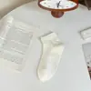 Calcetines Grises para Mujer, Calcetines Cortos Casuales, Estilo Delgado para Primavera y Verano, Resistentes al Olor, Calcetines de Media Pantorrilla para Mujer sin Costuras, Puño Suelto, Adecuados para Zapatos Birkenstock, Calcetines de Maternidad