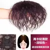 Peluca realista de cabello largo y rizado, Cabello corto rizado, Onda de maíz, Peluca estilo mamá para mujer, Peluca para cubrir el cabello gris
