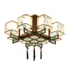 Nova Luminária de Teto Estilo Chinês Estilo Zen Estilo Chinês Atmosfera Clássica Luminária para Sala de Estar Luminária para Sala de Jantar Doméstica Luminária de Arte em Ferro