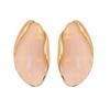 [Ice Moe] Pendientes Geométricos Marrón Maillard Pendientes de Tachuela Retro de Nicho de Gama Alta Pendientes Sencillos para Mujer E600