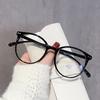 Nuevos Lentes Anti Luz Azul Montura de Lentes Fresca Niñas Estilo Coreano Retro Montura Redonda Montura de Lentes Trabajo Desplazamiento Lentes Planos