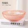 Opções Multicoloridas Fruteira para Sala de Estar, Mesa de Centro Doméstica, Luxo Leve, Alto Valor Estético, Fruteira de Plástico da Moda, Prato de Exibição de Lanches