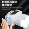 Linterna frontal transfronteriza nueva de doble fuente de luz con luz roja y blanca, LED, zoom ajustable, pantalla digital y funciones de detección de movimiento, recargable para pesca