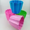 Potes Plásticos Prismáticos para Flores Atacado Binário Vasos para Plantio em Casa e Varanda Vasos de Jardinagem Suprimento da Loja de 2 Yuan