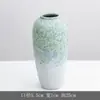 Vaso em Novo Estilo Chinês, Jarra Decorativa de Cerâmica Grossa Retrô, Peça Decorativa para Sala de Estar, Mesa de Jantar, Rack de TV, Hall de Entrada, Adequado para Flores Hidropônicas, Arranjos de Flores Secas e Decorações