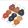 Bolsa de palheta de couro PU para guitarra, bolsa de couro para moedas da sorte, chaveiro, bolsa para palheta, moeda de decisão, pequena bolsa pendurada