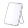 Espejo de Maquillaje LED con Luz, Espejo de Regalo Transfronterizo, Espejo de Escritorio Plegable con Luz Suplementaria, Espejo de Tocador para Dormitorio de Estudiantes