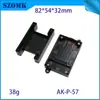 Okom 82*54*32 Tipo Trilho Guia Caixa para Instrumentos Caixa de Controle Plástico ABS Caixa de Controle Industrial Plc P-57