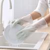 Guantes de Látex para el Hogar Lavado de Trastes Antideslizantes Resistentes al Desgaste Verano Delgados de Goma Trabajo Plástico Impermeables Goma Guantes de Limpieza