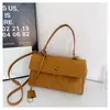 Bolsa de Hombro Cruzada de Ante Nuevo Retro para Comercio Exterior Transfronterizo Bolsa Tote de Gran Capacidad Portátil para el Brazo y para Viajar