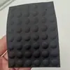 Almohadilla cilíndrica de silicona negra, base de goma hemisférica para muebles, junta antideslizante, almohadilla de pie de silicona autoadhesiva, antideslizante, silenciosa