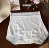 Calcinhas Femininas de Verão com Sensação de Gelo, Cintura Alta, Listras Verticais, Tecido Macio, Não Laceiam, Confortáveis, que Moldam o Quadril