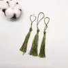 Nudo chino borla colgante oreja empaque adornos marcapáginas borla artesanía accesorios para el cabello caja de dulces