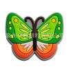 Ventas Directas de Fábrica Serie de Mariposas Coloridas Zuecos Accesorios DIY Flor de Zapato de Goma Suave PVC Hebilla de Zapato Flor de Zapato Accesorios para Zapatos Croc