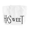 Bolsas de Tote para Sobremesas, Sacolas de Embalagem para Confeitaria, Sacolas para Levar Bolos e Doces, Sacolas de Papel Kraft, Sacolas de Papel Tyvek, Atacado Comercial