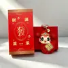 Chaveiro Giratório da Sorte, Fortuna e Prosperidade com Sino Estilo Chinês - Um Presente Prático para Apreciação de Clientes e Celebrações de Feriados