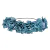 Fabricantes de Origen Pueden Personalizar Yiwu Guirnalda al por Mayor Accesorios para la Cabeza Flores de Colores Diadema DIY para Niños Diadema