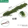 Guirnalda Artificial de Agujas de Pino con Hojas de Ciprés y Pinos para Decoración de Pared de Navidad
