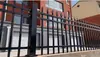 Valla de Hierro Forjado Barandilla de Acero Zincado Exterior Pared Escuela Comunidad Fábrica Diferencia Patio Villa Valla de Aislamiento de Hierro Forjado Fábrica