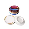 Plato Giratorio de Sushi Estilo Japonés de Moda Melamina Comercial Mesa de Sushi Transportadora Vajilla Plato Redondo de 6 Pulgadas Flor de Cerezo Plato para Buffet Barbacoa