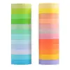 Yida Fita Washi Colorida Pura Transfronteiriça Conjunto Fita para Diário de Mão Colagem com Diário de Mão DIY Coisas Pequenas Coloridas