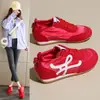 Tenis Blancos para Mujer, Nuevo Modelo Otoño 2025, Zapatos Deportivos Casuales Impermeables Hechos de Tela de Paraguas