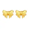 Pendientes de Acero Inoxidable con Lazo de Moda Europea y Americana para Mujer 18K Moda Joyería para Orejas de Alta Gama Versátil