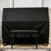 Venta al por mayor del fabricante Cubierta antipolvo de tela Oxford Cubierta protectora para piano vertical piano de casa Cubierta protectora impermeable a prueba de polvo protección solar para exteriores