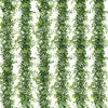 Eucalipto Artificial Flor Trepadeira Simulação Sombra Enrolada para Duto de Ar Condicionado Decoração de Interiores Rattan Planta de Plástico